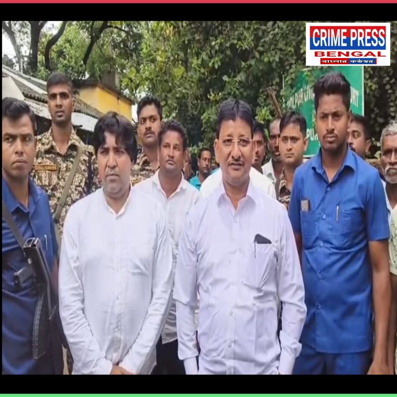 trinamool-leader-kajal-sheikh-appears-in-bolpur-court-in-old-case